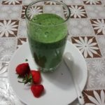 Смузи с кефиром и огурцом