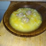 Рисовый суп с фрикадельками